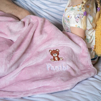 Children's Personalised Bunny Blanket, 9 of 10
