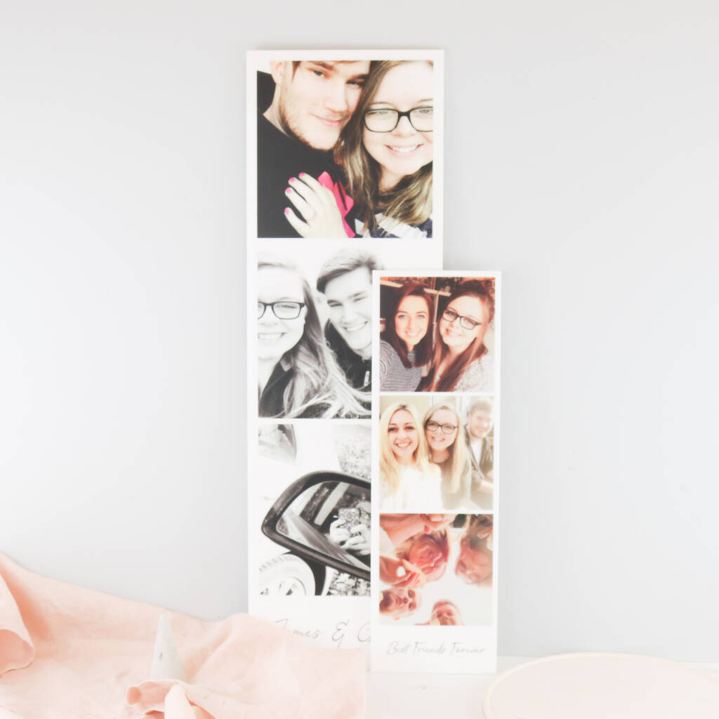personalised photo booth print by glb graphics