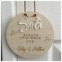 Personalised 'Santa Please Stop Here For…' Door Sign, thumbnail 3 of 5