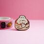 Cute Dumpling Enamel Pin, thumbnail 4 of 7