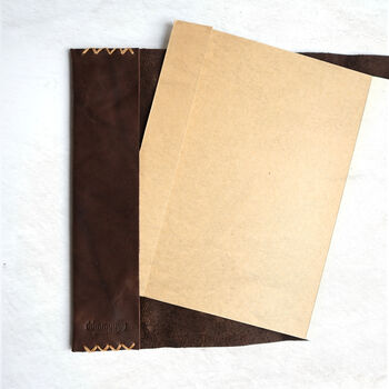 Brown Leather Journal A5, 6 of 7