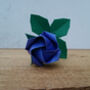 Origami Paper Rose With Leaves, Anniversary Gift, thumbnail 10 of 11
