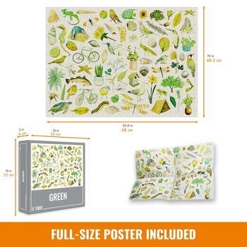 Cloudberries Green – 1000 Piece Jigsaw Puzzle, 4 of 6