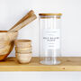8cm X 8cm White Personalised Kitchen Jar Labels, thumbnail 3 of 5