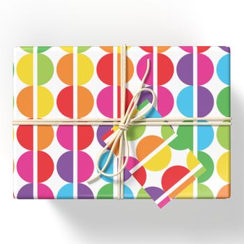 Colourful Wrapping Paper Set, 5 of 6