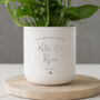 Personalised 9th Pottery Anniversary Gift | Add Plant, thumbnail 1 of 7
