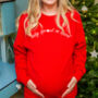 'Baby Sprout On Board' Mum To Be Christmas Jumper, thumbnail 3 of 10
