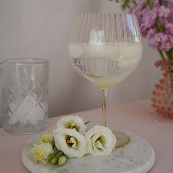 Yellow Handblown Gin Glass, 2 of 2