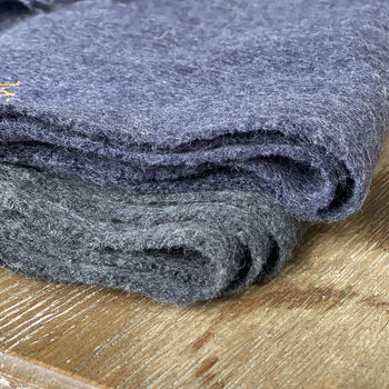Personalised Mini Monogram Men's Winter Scarf, 4 of 5