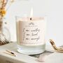 Self Love Affirmation Crystal Candle, Three Crystals, thumbnail 3 of 5