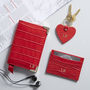 Personalised Scarlet Leather Passport Case, thumbnail 3 of 3