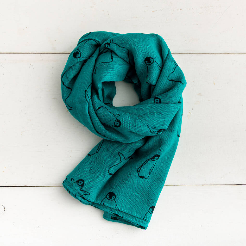 Personalised penguin scarf by poppy k  notonthehighstreetcom