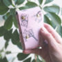 Personalised Pink Leather Kittens Playing Card Case With Cards, thumbnail 3 of 5