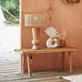 Madam Stoltz Terracotta Lamp With Woven Jute Shade, thumbnail 1 of 3