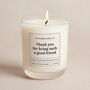 Thank You Friendship Gift Soy Wax Essential Oil Candle, thumbnail 1 of 5