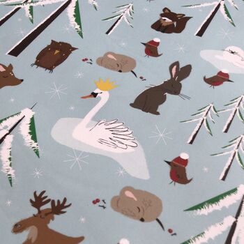 Forest Animals Christmas Wrapping Paper, 3 of 12