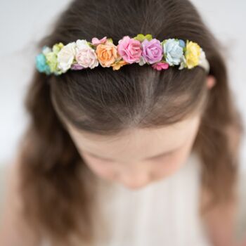 Pastel Flower Headband, 2 of 4