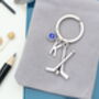 Personalised Hockey Keyring, Hockey Fan Gift, Team Player Present, thumbnail 3 of 10