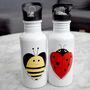 Heartshaped Ladybird And Bee Water Bottle, thumbnail 5 of 5
