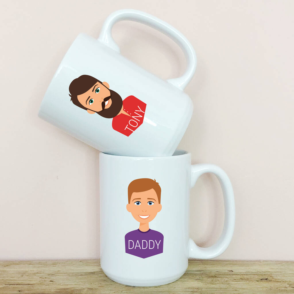 Personalised Mug For Him By Pear Derbyshire