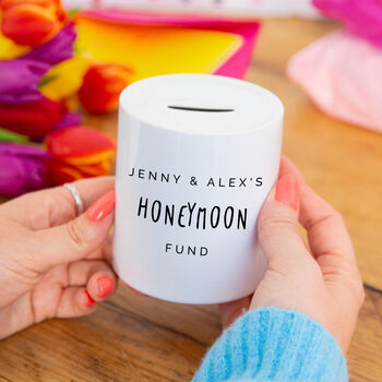Couples Personalised Money Box Fund, 2 of 8
