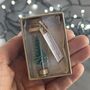 Tiny Christmas Tree Keepsake With Personalised Message, thumbnail 1 of 12