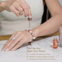 Essential Oil Crystal Bracelet Gift Set For Women, thumbnail 7 of 12