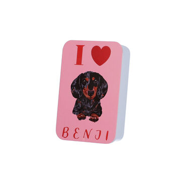 Personalised Pet Dog Portrait Playing Cards In A Tin, 3 of 9