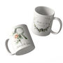Wedding Gift Mugs With Floral Monograms, thumbnail 6 of 7