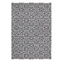Labyrinth Rug Black/White, thumbnail 1 of 5