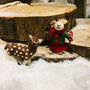 Christmas Mouse Fair Trade Handmade Animal Felt, thumbnail 7 of 8