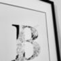 'Letter B' Linear Illustration Print, thumbnail 4 of 6