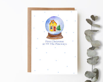 Personalised First Christmas In Your New Home Card, 2 of 3