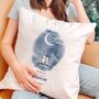 Personalised Couples Cushion With Your Message, thumbnail 1 of 3