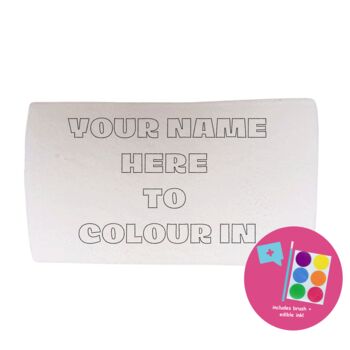 Colour Me In Marshmallow Kit Personalised Gift, 2 of 7