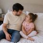 Personalised Father's Day Daddy And Me T Shirts Natural / Pink Bear, thumbnail 3 of 4