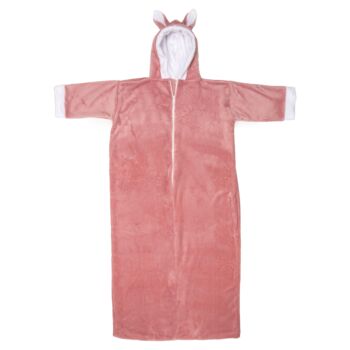 Pink Fox Snuggle Sack Wearable Blanket Fleece, 4 of 5