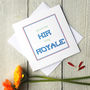 Personalised Kir Royale Card, thumbnail 1 of 2
