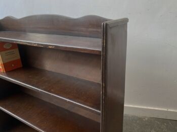 Antique Vintage Free Standing Oak Book Shelves, 7 of 12