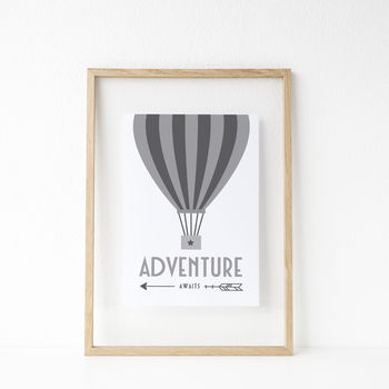 Adventure Awaits Balloon Print, 3 of 4