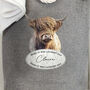 Personalised Highland Cow Laundry Storage Bag, thumbnail 4 of 6