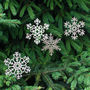 Wooden Snowflake Hanging Christmas Decorations, thumbnail 3 of 3