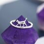 Sterling Silver Cute Cat Ring, thumbnail 7 of 12