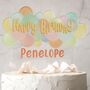 Personalised Pastel Balloon Cake Topper, thumbnail 1 of 5