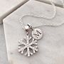 Personalized Snowflake Necklace, thumbnail 1 of 2