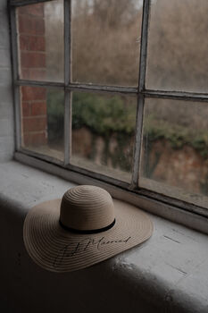 Personalised Wide Brimmed Sun Hat, 4 of 7
