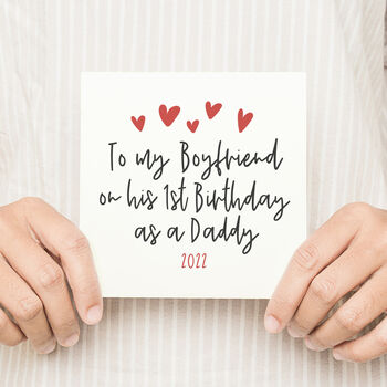 To My Boyfriend On His 1st Birthday As A Daddy Card, 2 of 4