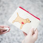 Personalised Favourite Dog Breed Fabric Coin Purse, thumbnail 3 of 4