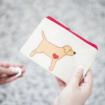 Personalised Favourite Dog Breed Fabric Coin Purse, 3 of 4