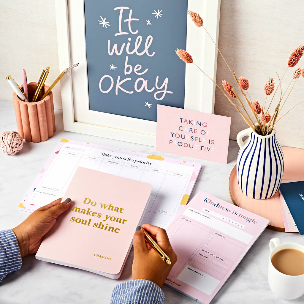 Personalised Self Care Stationery Bundle, 1 of 11